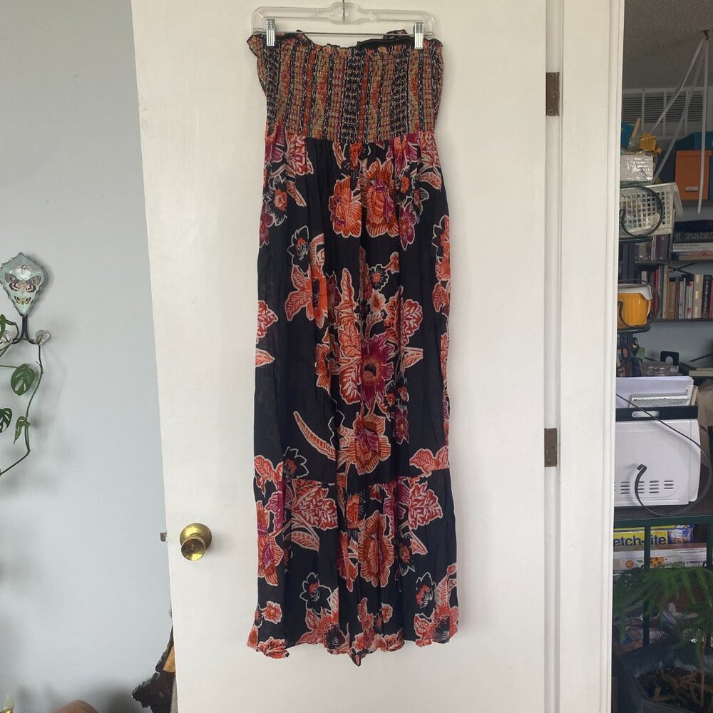 Anthropologie Marisol Printed Smocked Gauze Maxi Dress - Picture 2 of 6